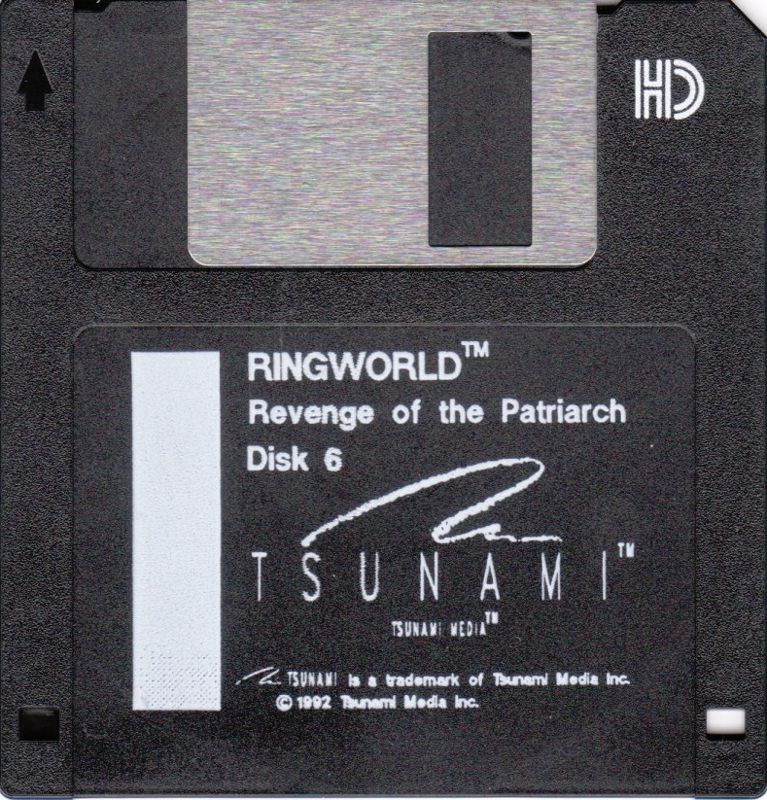 Media for Ringworld: Revenge of the Patriarch (DOS): Disk 6/6
