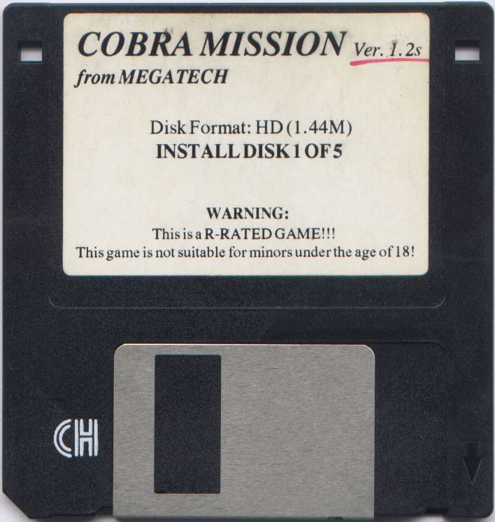 Media for Cobra Mission (DOS): Disk 1/5