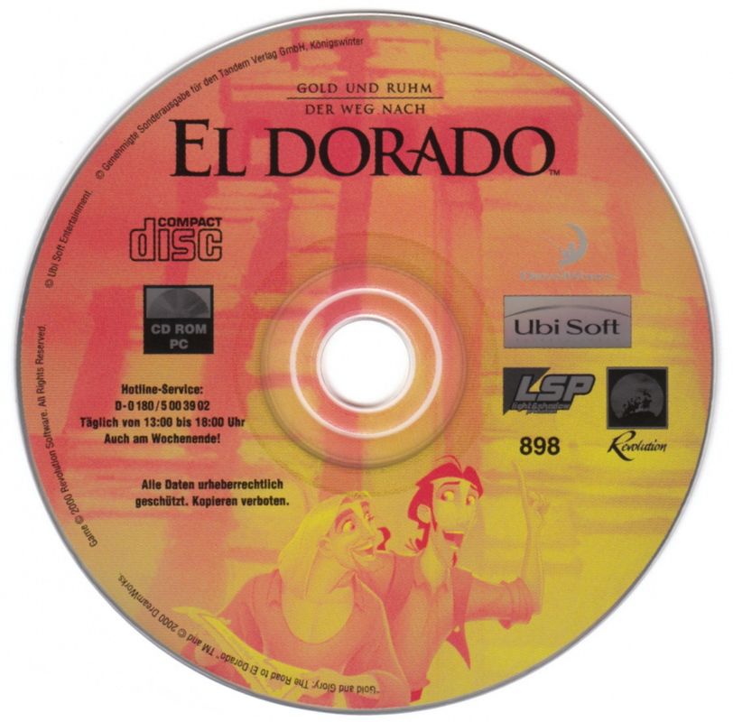 Media for Gold and Glory: The Road to El Dorado (Windows) (Tandem Verlag release)