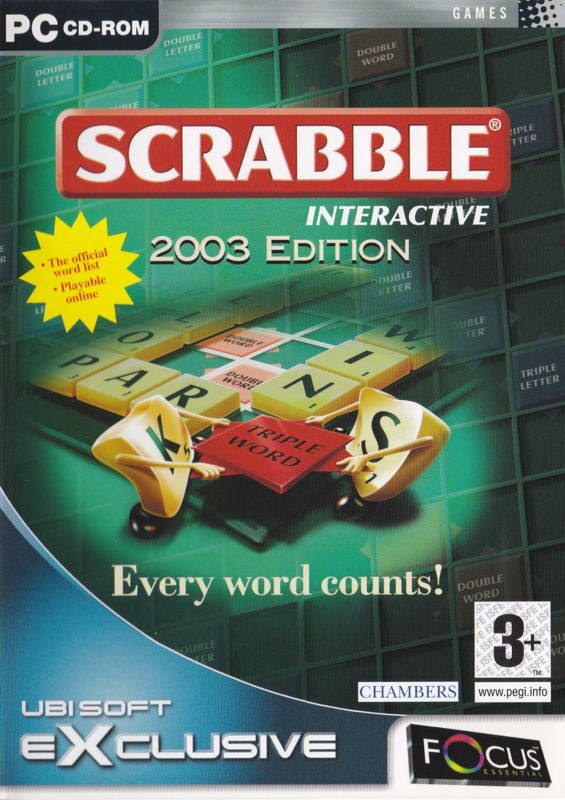 Front Cover for Scrabble: 2003 Edition (Windows) (Ubisoft eXclusive release)
