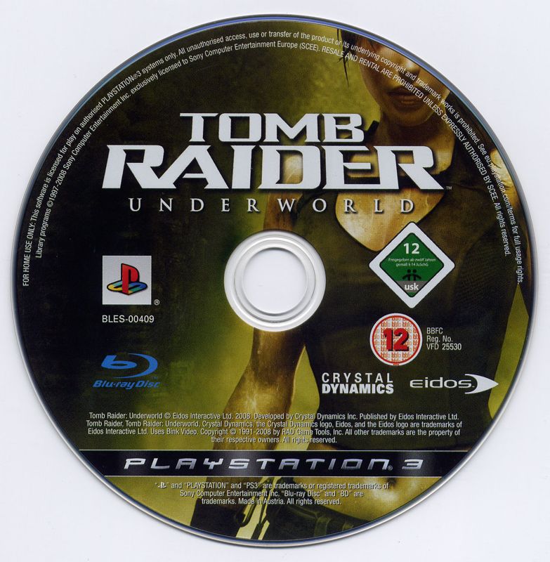 Media for Tomb Raider: Underworld (PlayStation 3)