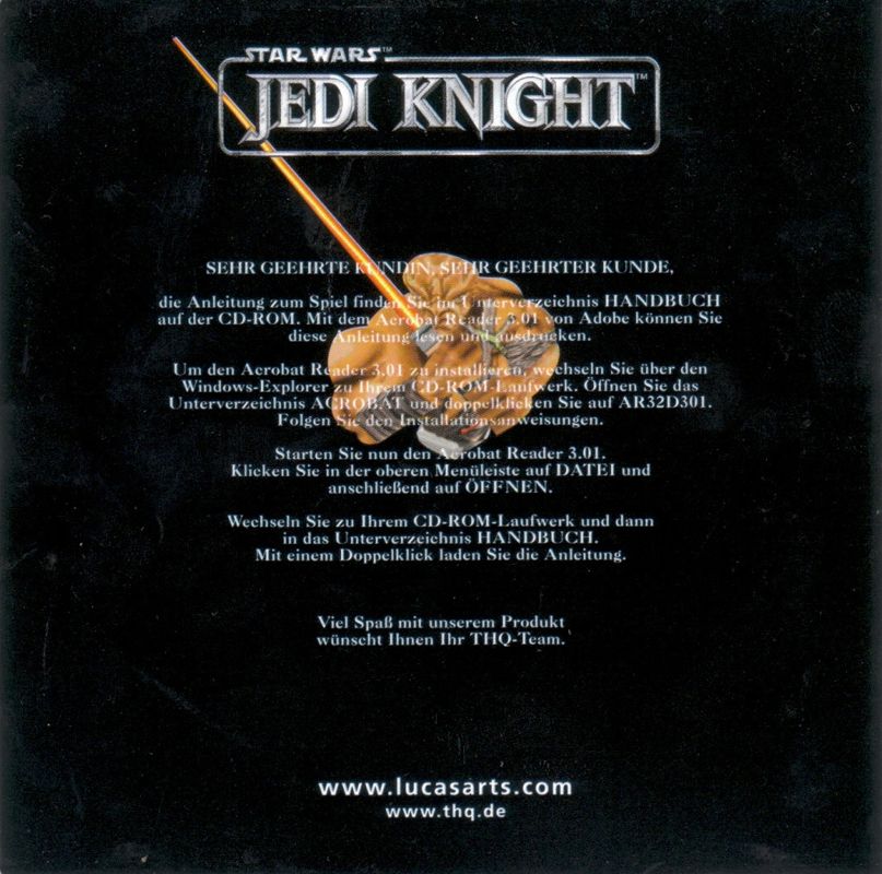 Other for Star Wars: Jedi Knight - Bundle (Windows): Jewel Case - Dark Forces II - Front Inlay