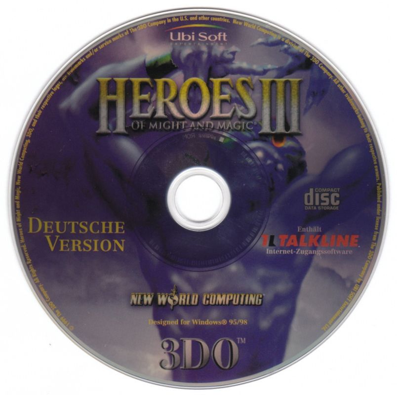 Media for Heroes of Might and Magic III: The Restoration of Erathia (Windows) (Release incl. Sticker + PCdash Dashboard overlay)