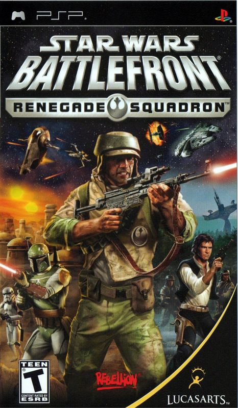 Front Cover for Star Wars: Battlefront - Renegade Squadron (PSP)
