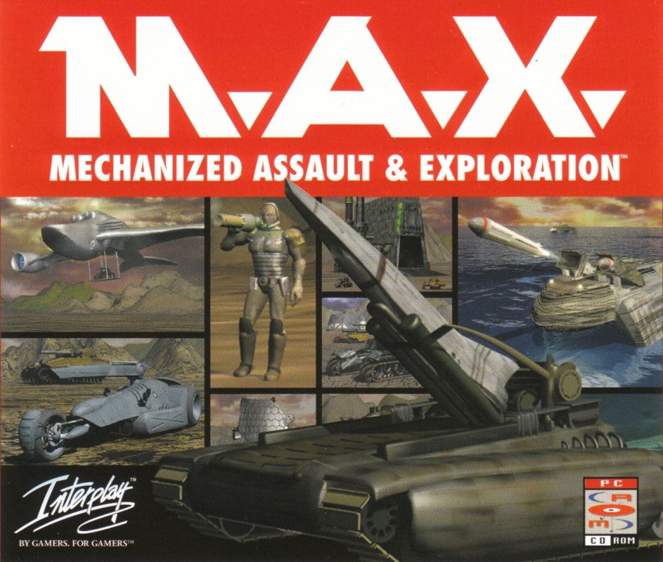 Front Cover for M.A.X.: Mechanized Assault & Exploration (DOS and Windows) (Re-release)