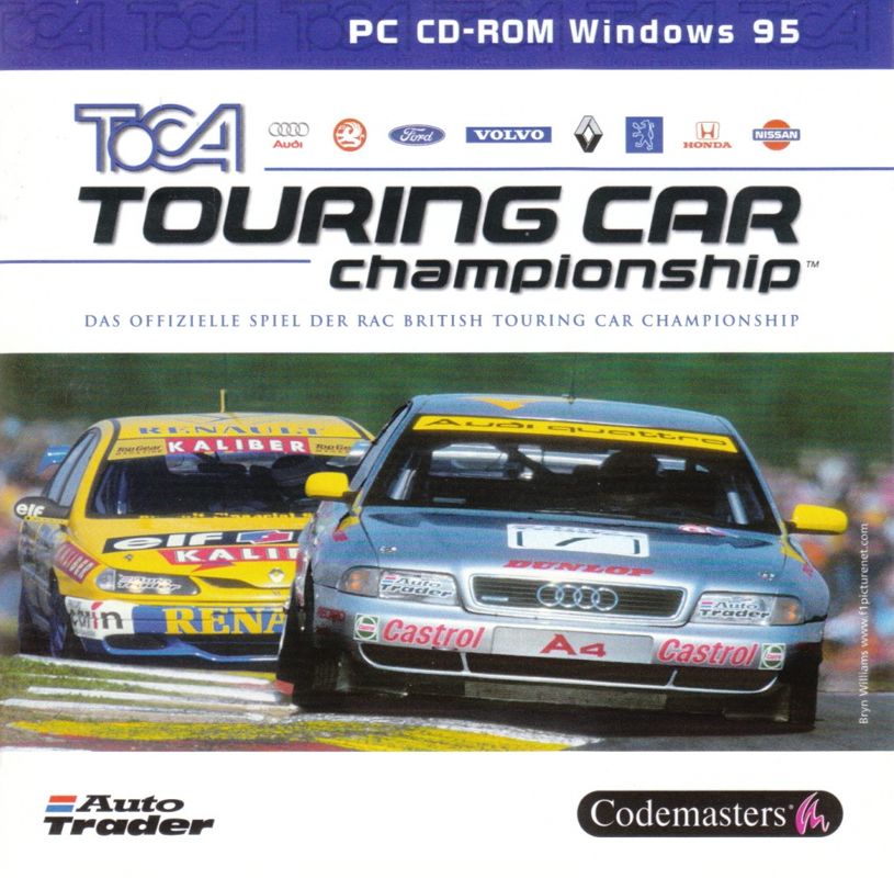 Other for TOCA Championship Racing (Windows): Jewel Case - Front