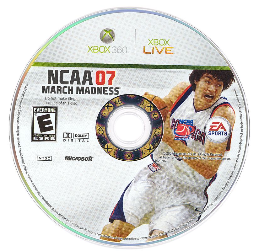 Media for NCAA March Madness 07 (Xbox 360)