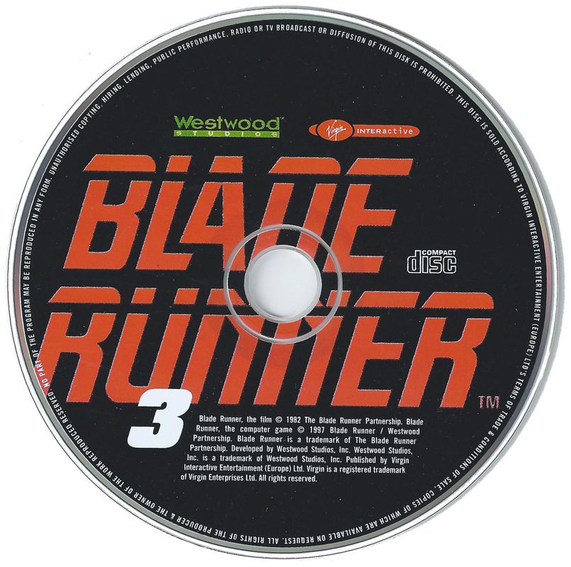 Media for Blade Runner (Windows): Disc 3