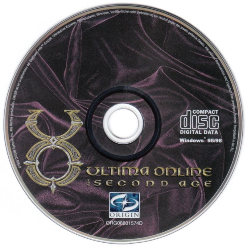 Media for Ultima: World Edition (Windows): Ultima Online: The Second Age - Disc