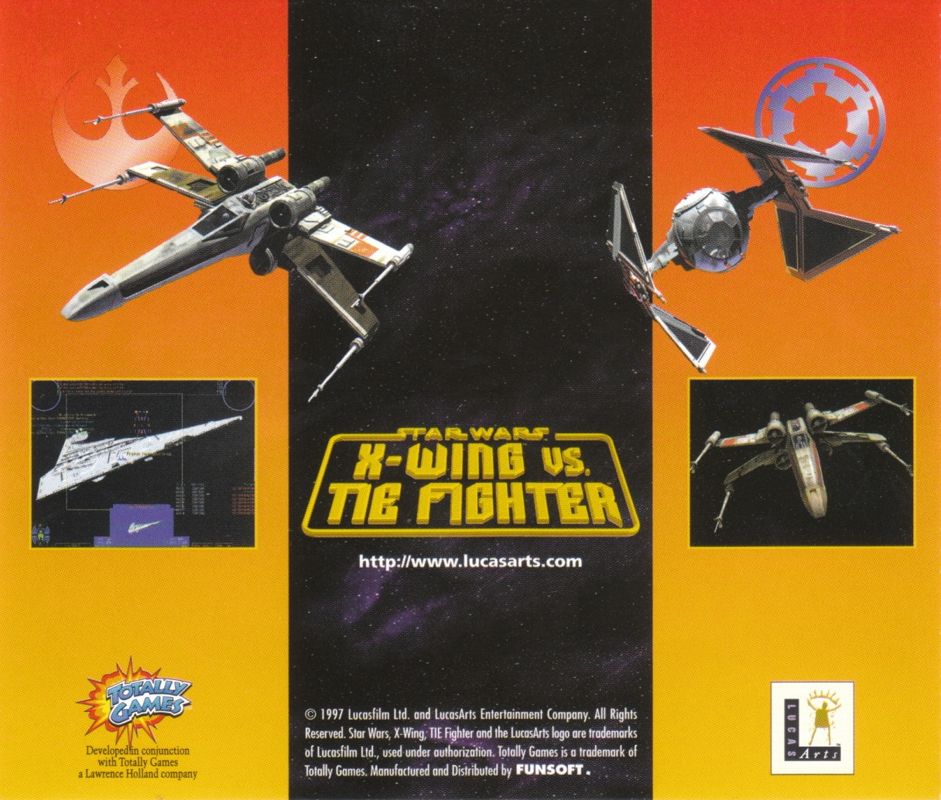 Other for Star Wars: X-Wing Vs. TIE Fighter (Windows) (2nd German Release (Complete German)): Jewel Case - Back
