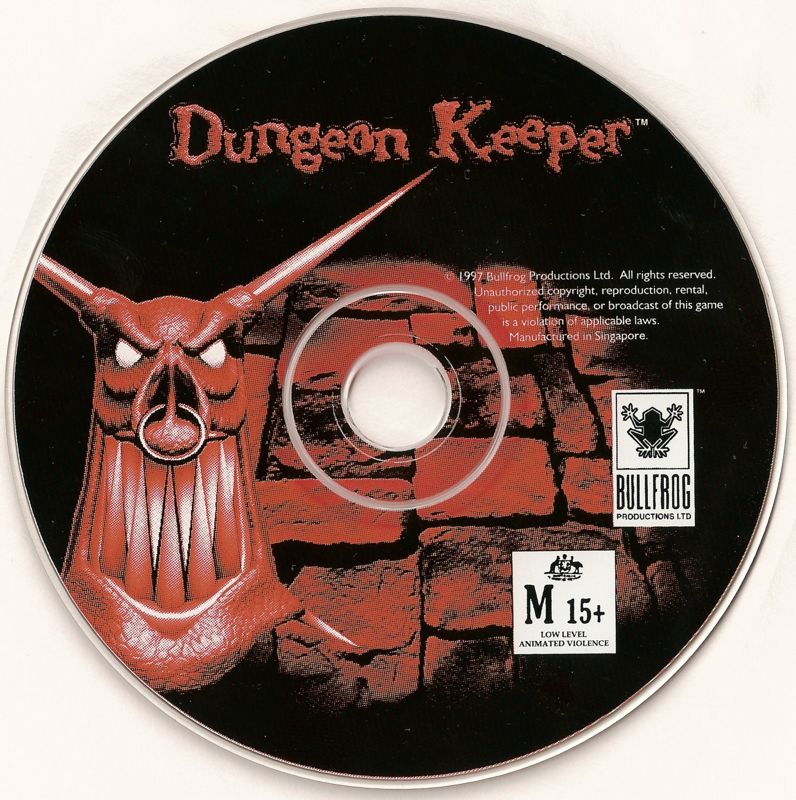 Media for Dungeon Keeper (DOS and Windows)