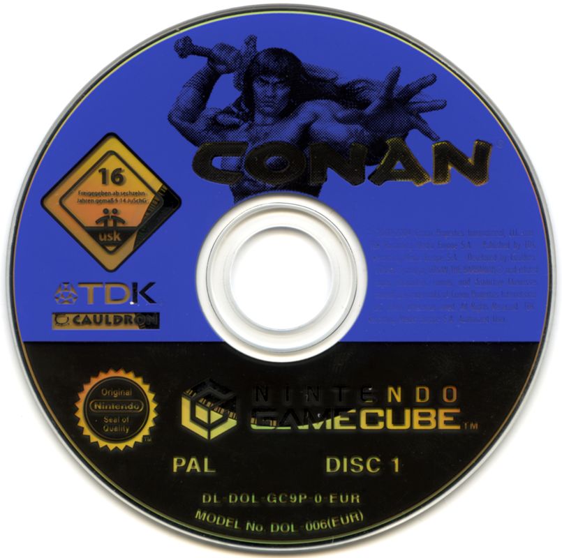 Media for Conan (GameCube): Disc 1/2