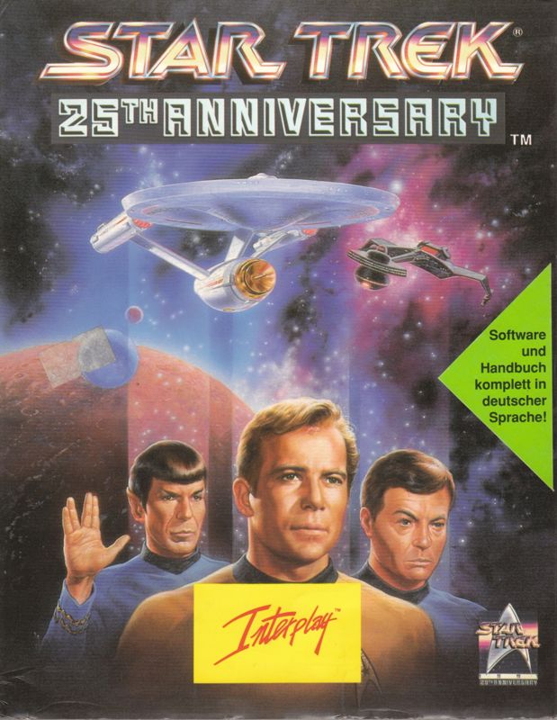 Front Cover for Star Trek: 25th Anniversary (DOS) (Different Disk artwork)