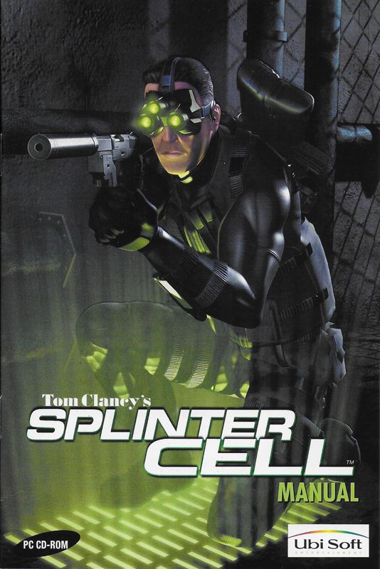 Manual for Tom Clancy's Splinter Cell (Windows): Front