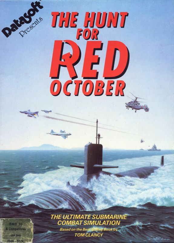 Front Cover for The Hunt for Red October (DOS) (Datasoft Alternative Design)