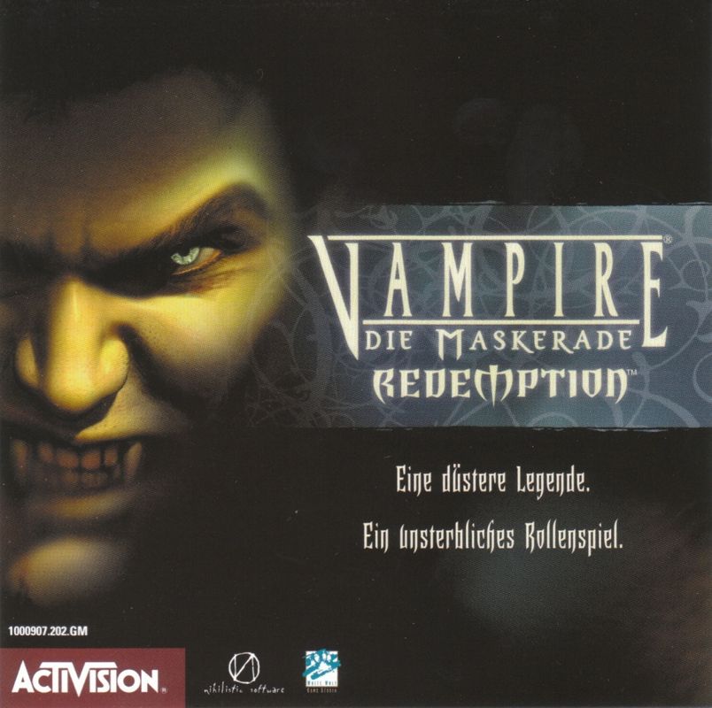 Other for Vampire: The Masquerade - Redemption (Windows): Jewel Case - Front