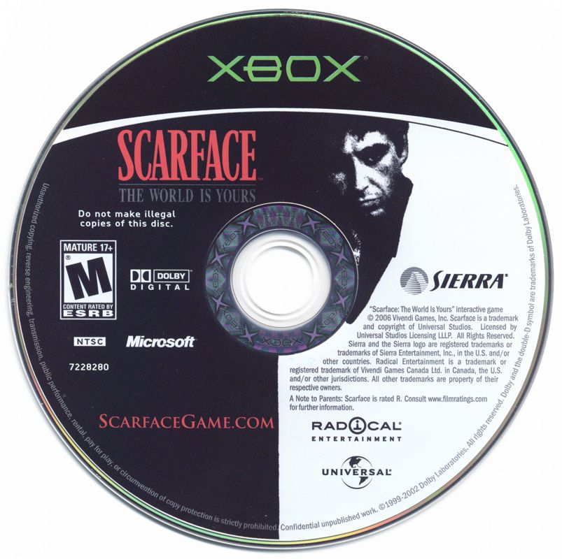 Media for Scarface: The World Is Yours (Xbox)