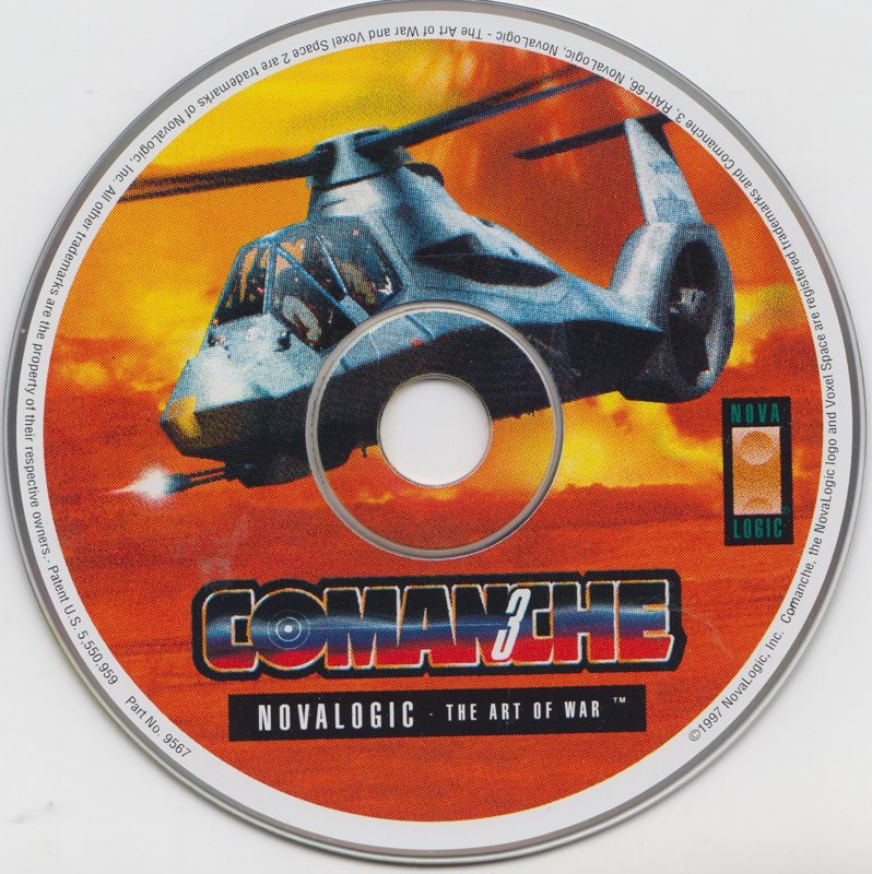 Media for Comanche 3 (DOS) (First release (game still in English))