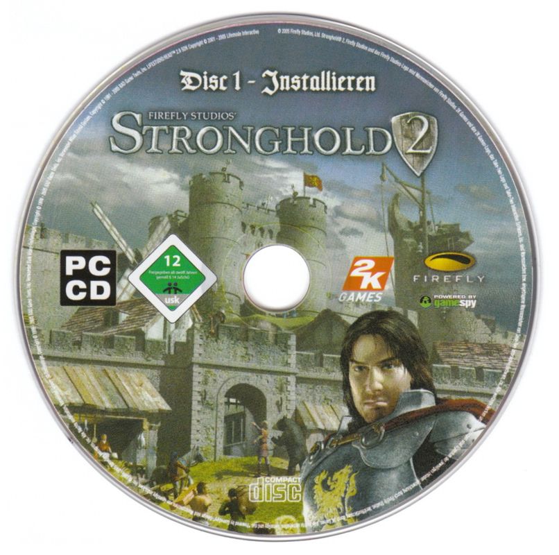 Media for FireFly Studios' Stronghold 2 (Windows): Disc 1