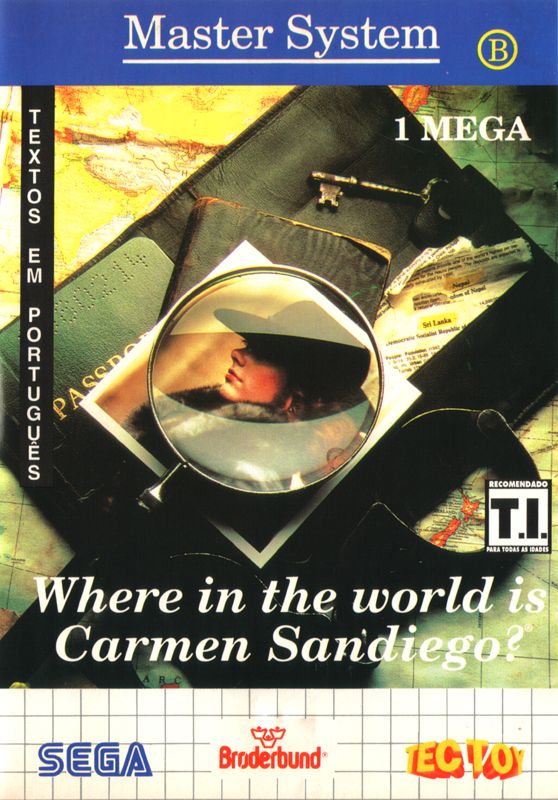 Front Cover for Where in the World is Carmen Sandiego? (SEGA Master System)