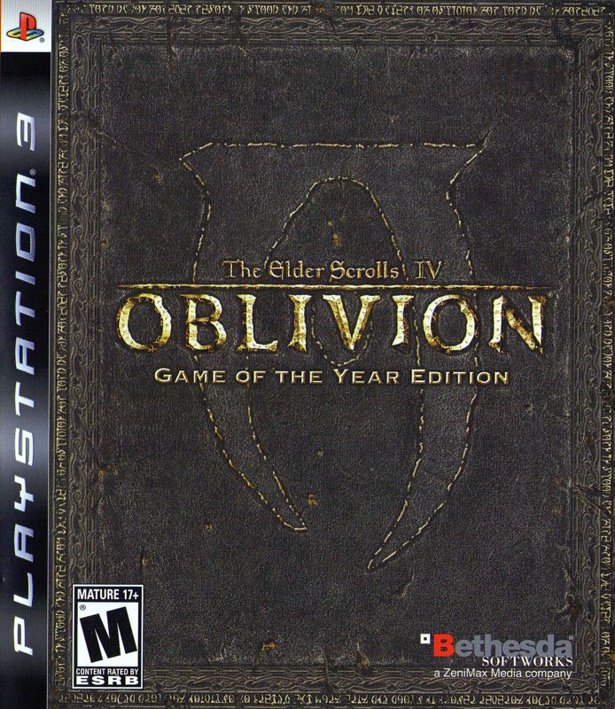 Front Cover for The Elder Scrolls IV: Oblivion - Game of the Year Edition (PlayStation 3)