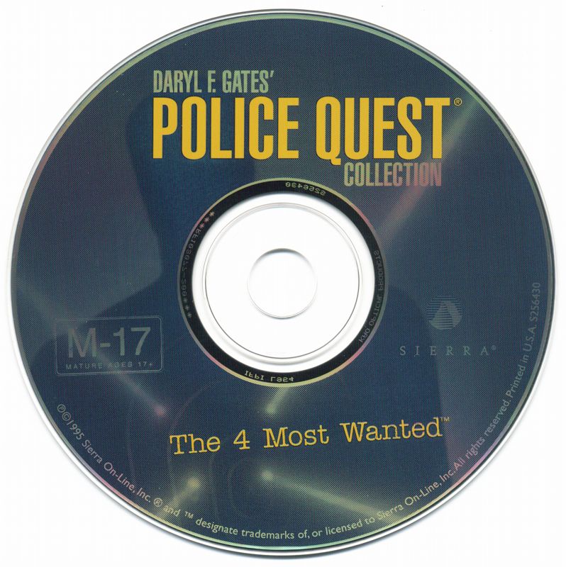 Media for Daryl F. Gates' Police Quest Collection: The 4 Most Wanted (DOS and Windows 3.x)