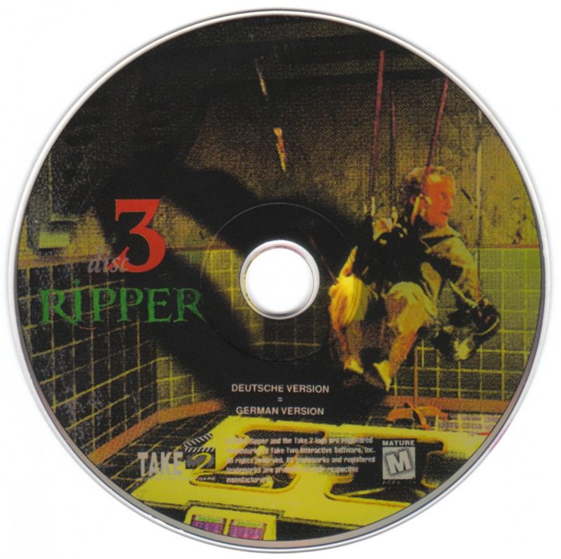 Media for Ripper (DOS) (incl. Clue Book): Disc 3