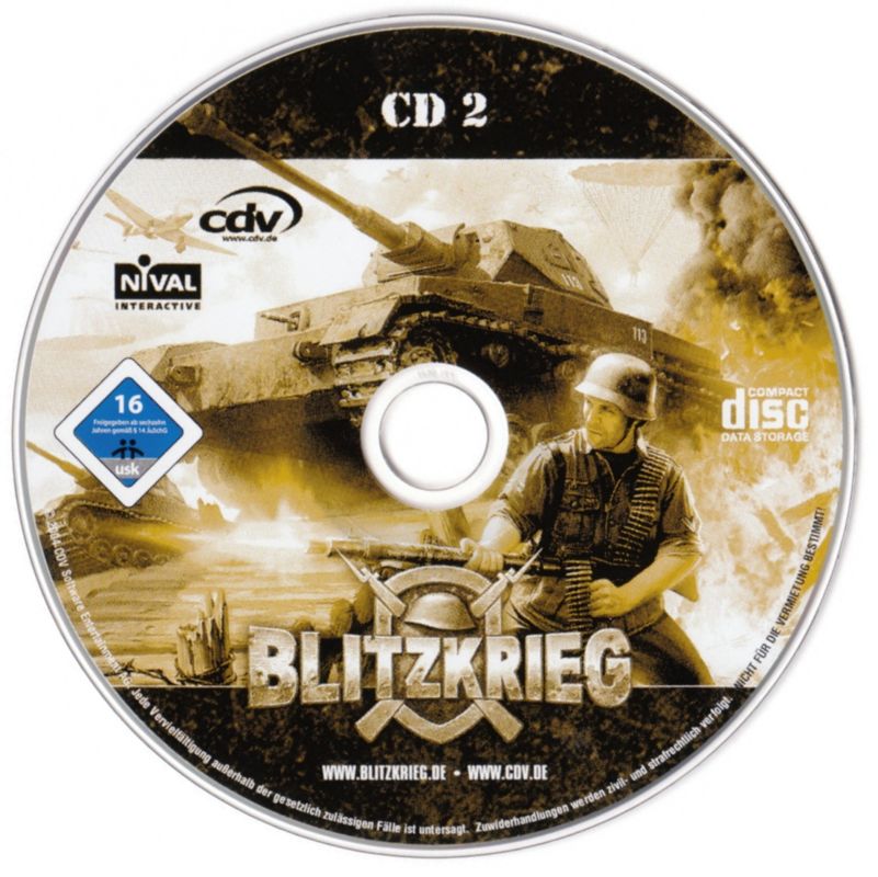 Media for Blitzkrieg (Windows) (Software Pyramide release): Disc 2