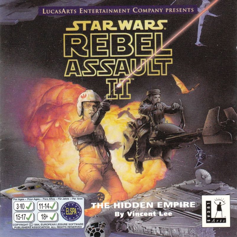 Other for Star Wars: Rebel Assault II - The Hidden Empire (DOS): Jewel Case - Front