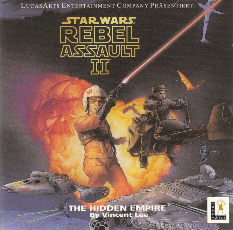 Other for Star Wars: Rebel Assault II - The Hidden Empire (DOS and Windows) (1st German release (Game=English/Manuals=German)): Jewel Case - Front