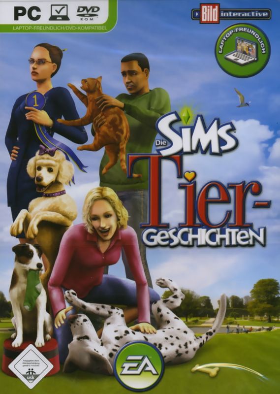 Front Cover for The Sims: Pet Stories (Windows)
