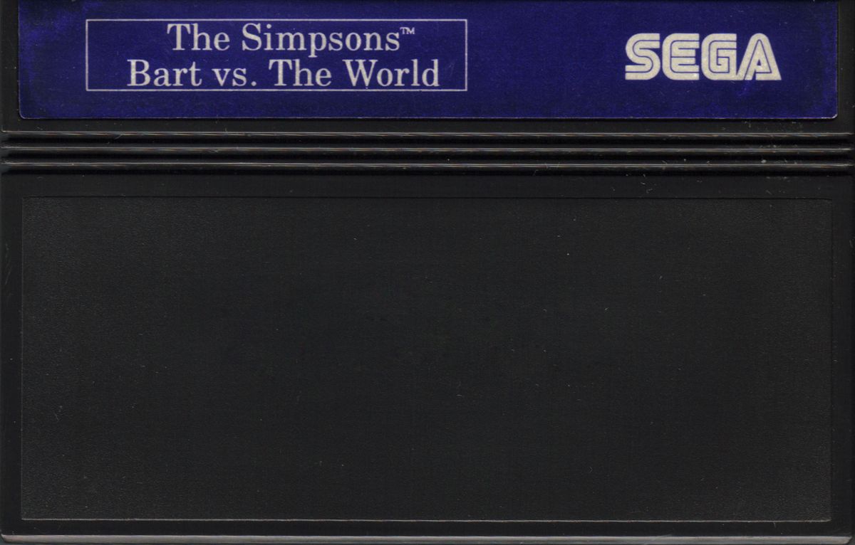 Media for The Simpsons: Bart vs. the World (SEGA Master System)