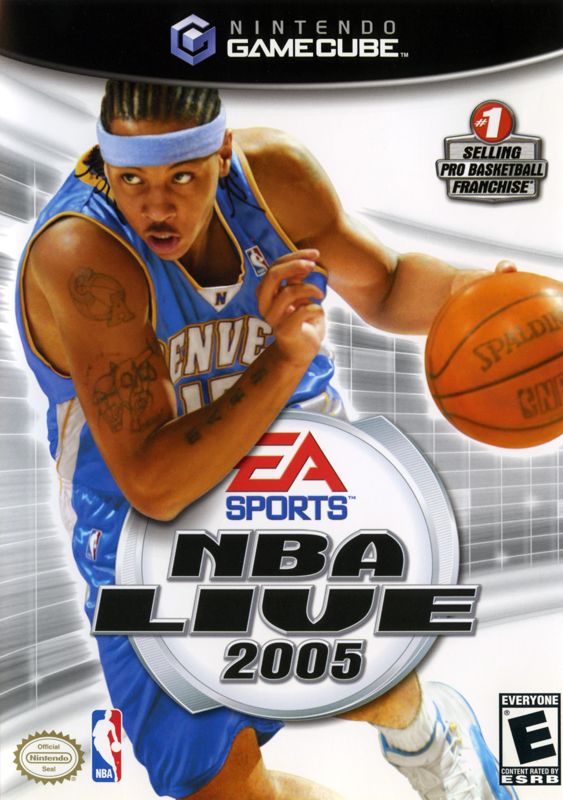 Front Cover for NBA Live 2005 (GameCube)