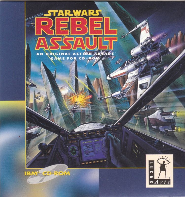 Other for Star Wars: Rebel Assault (DOS) (1st German box release (German manuals)): Cardboard CD Sleeve - Front