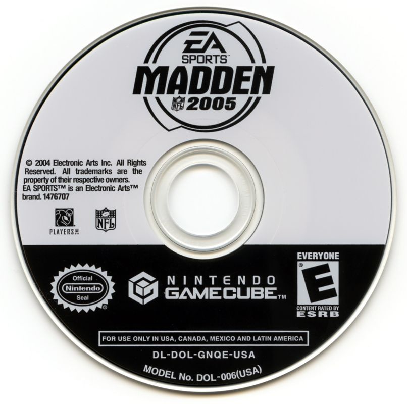 Media for Madden NFL 2005 (GameCube)