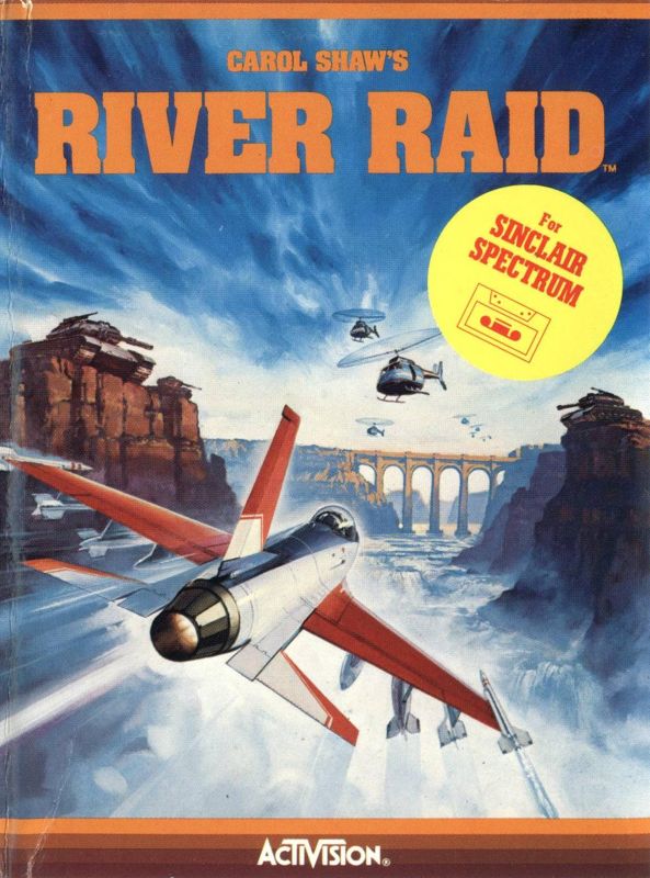 Front Cover for River Raid (ZX Spectrum)
