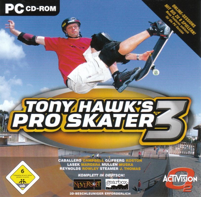 Other for Tony Hawk's Pro Skater 3 (Windows) (Re-Release): Jewel Case - Front