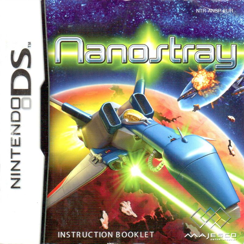 Manual for Nanostray (Nintendo DS): Front