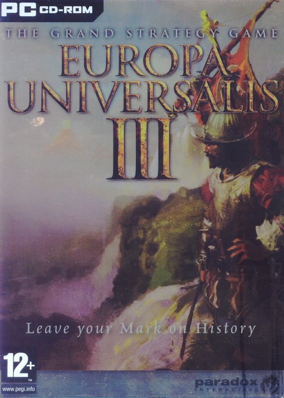 Front Cover for Europa Universalis III (Windows)