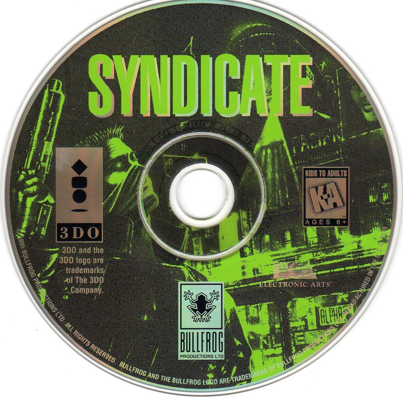 Media for Syndicate (3DO)