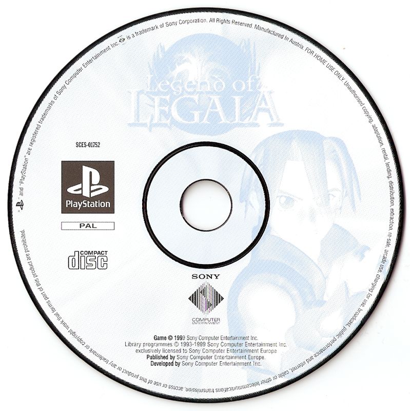 Media for Legend of Legaia (PlayStation)