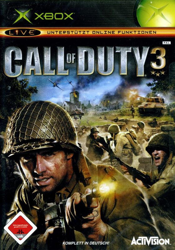 Front Cover for Call of Duty 3 (Xbox)