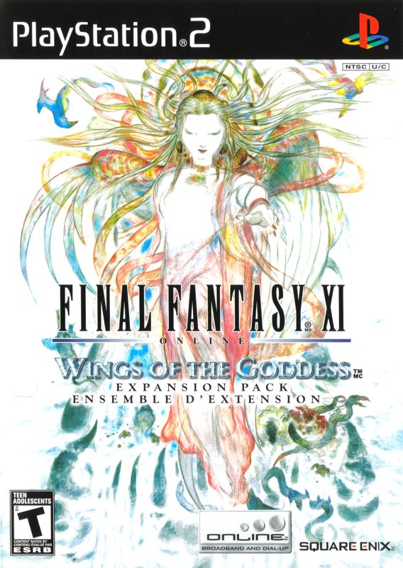 Front Cover for Final Fantasy XI Online: Wings of the Goddess (PlayStation 2)