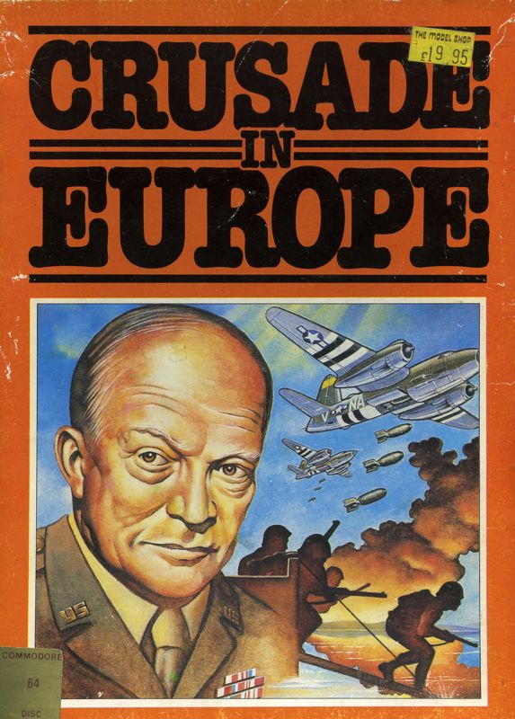 Front Cover for Crusade in Europe (Commodore 64) (5.25" Disk Release)