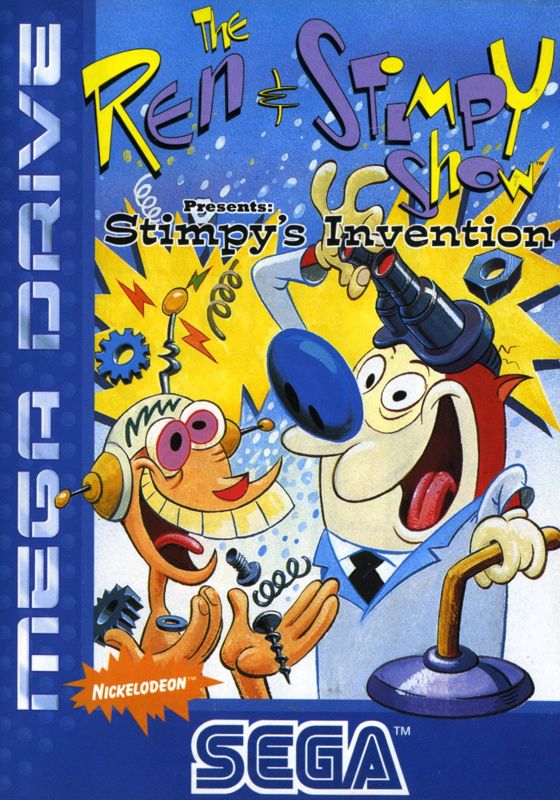 Front Cover for The Ren & Stimpy Show: Stimpy's Invention (Genesis)