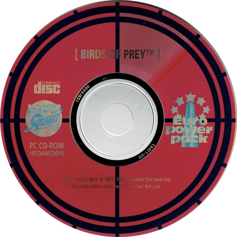 Media for Birds of Prey (DOS) (Hit Squad release)