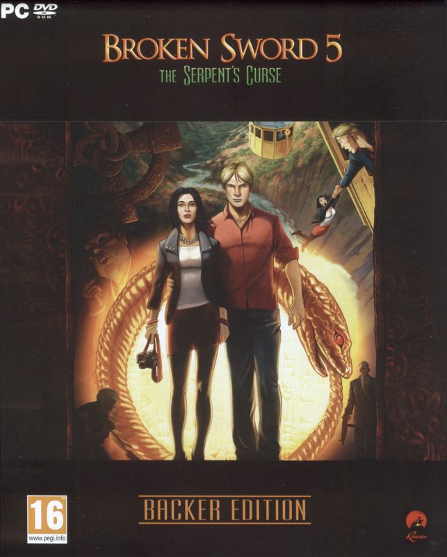 Front Cover for Broken Sword 5: The Serpent's Curse (Backer Edition) (Linux and Macintosh and Windows): W/ Spine Card