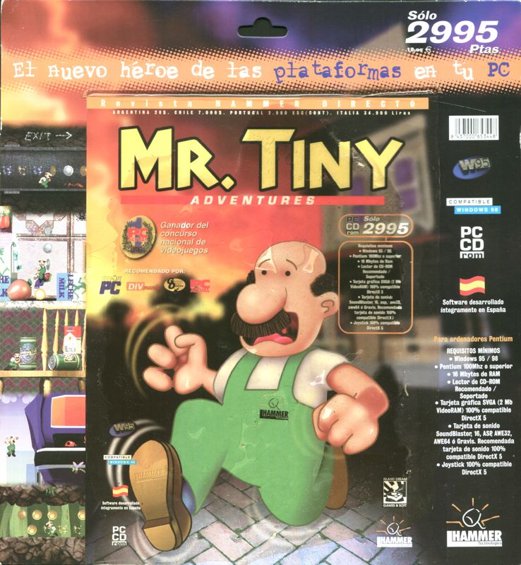 Front Cover for Mr. Tiny Adventures (Windows) (Plastic Blister release)