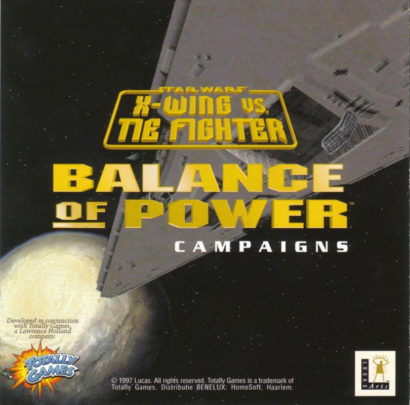 Other for Star Wars: X-Wing Vs. TIE Fighter - Balance of Power Campaigns (Windows): Jewel Case - Front Inlay