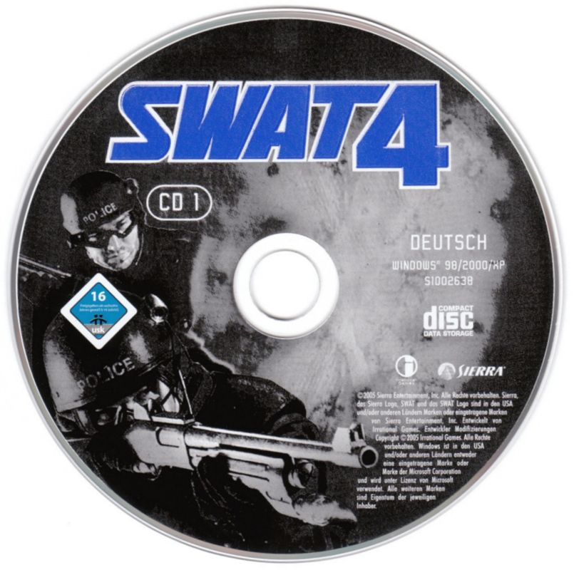 Media for SWAT 4: Gold Edition (Windows): SWAT 4 - Disc 1